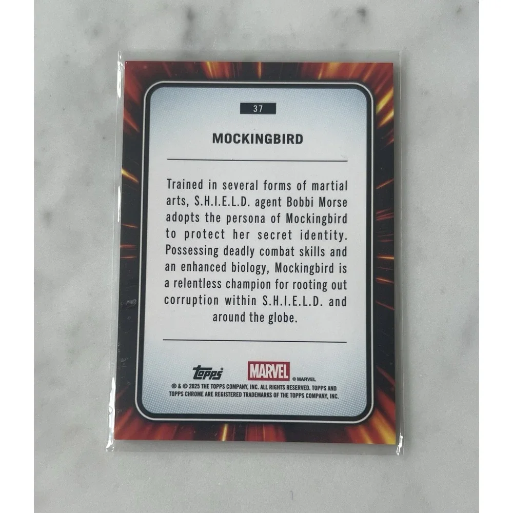2025 Topps Chrome Marvel Mockingbird #37‎ Base
